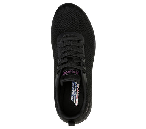 Pantofi sport, dama, SKECHERS BOB'S SQUAD CHAOS-FACE OFF, 117209-BBK negru, textil